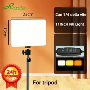 luz de vídeo led com tripé profissional