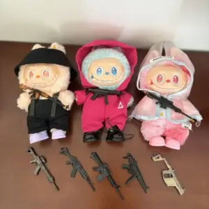 mini arma de brinquedo para boneca