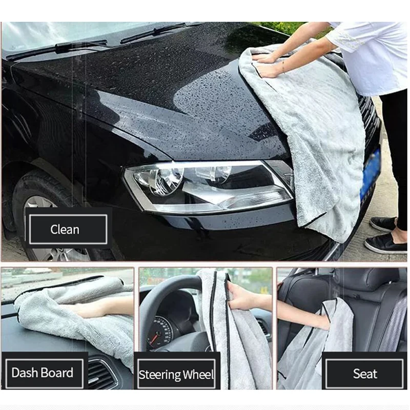 Toalha de Microfibra One Time Secagem Automotiva 40x60cm - Imagem 5