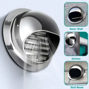 grade de ventilação redonda aço inoxidável
