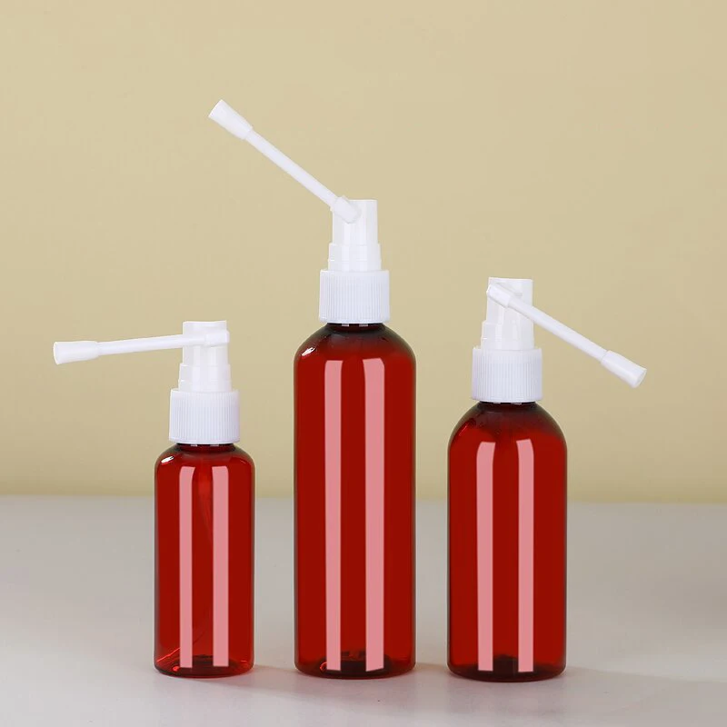 Frasco Spray Nasal 10-100ml PET Marrom Escuro - Imagem 5