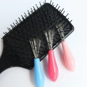 escova limpadora de cabelo