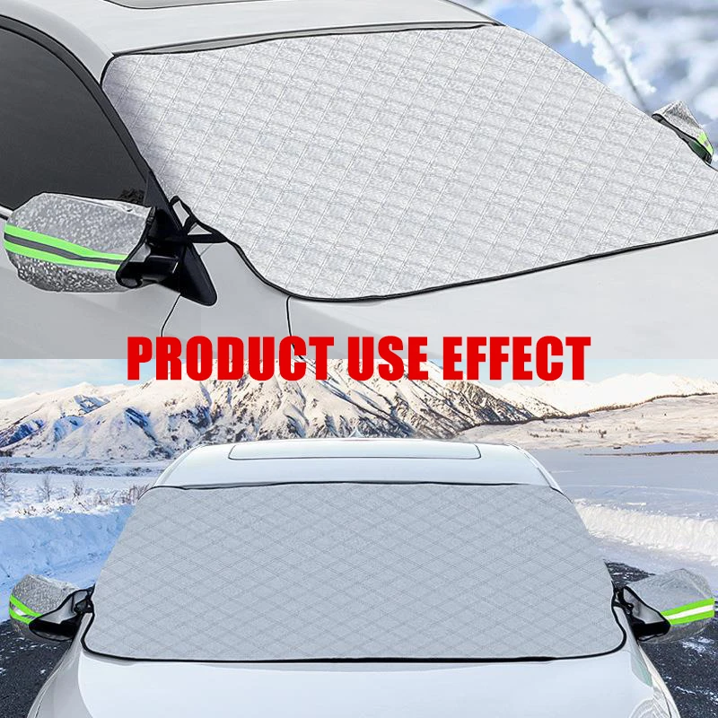 CORNING Capa Protetora de Para-brisa Carro SUV 147x100cm Prata - Imagem 4