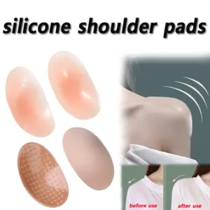 almofada de ombro de silicone invisível