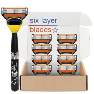 barbeador masculino lâminas de aço
