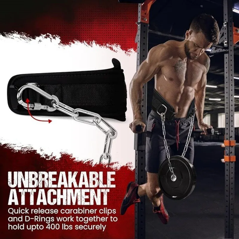 Cinto Levantamento Peso Musculação Neoprene Nylon Corrente - Imagem 6