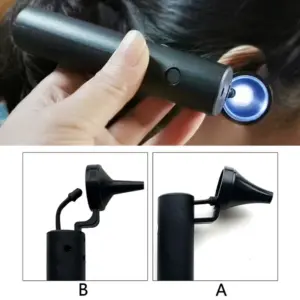 lanterna de mão led limpeza de ouvido