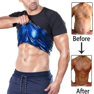 camiseta sauna masculina modeladora