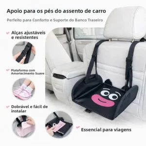 descanso para pés de carro