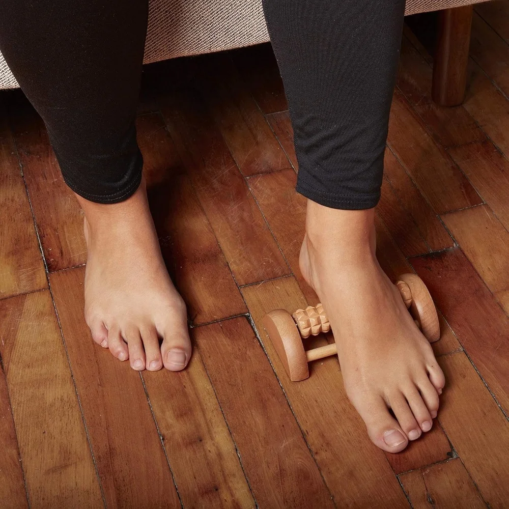 Rolo de Reflexologia Podal Massageador Manual para Pés - Imagem 2