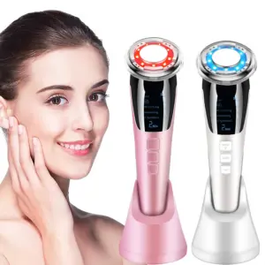 massageador facial 5 em 1 ems led