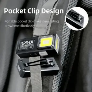 lanterna led cob mini portátil