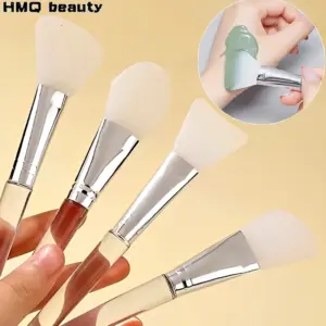 kit pincel máscara facial silicone