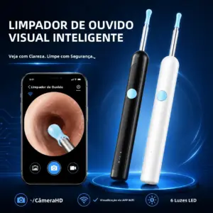 removedor de cera de ouvido visual