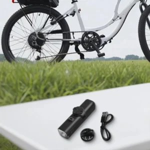 farol de bicicleta recarregável usb