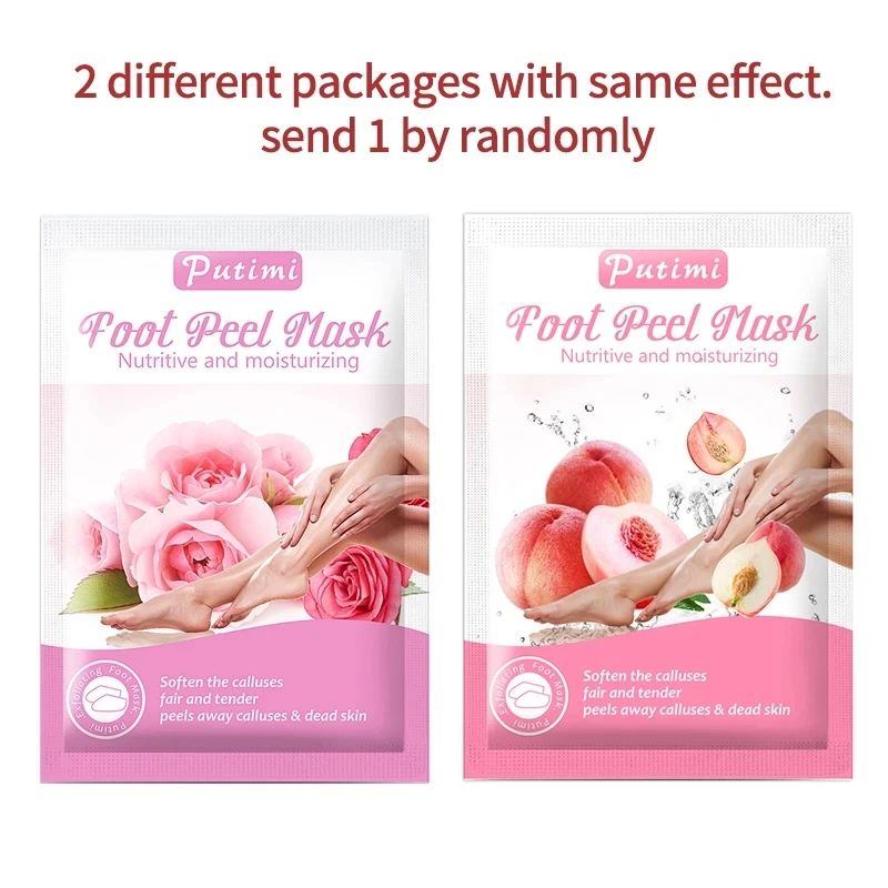 Máscara Esfoliante para Pés Peeling Suave Kit com 6 Pares - Imagem 6