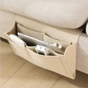 organizador de cama e sofá em feltro