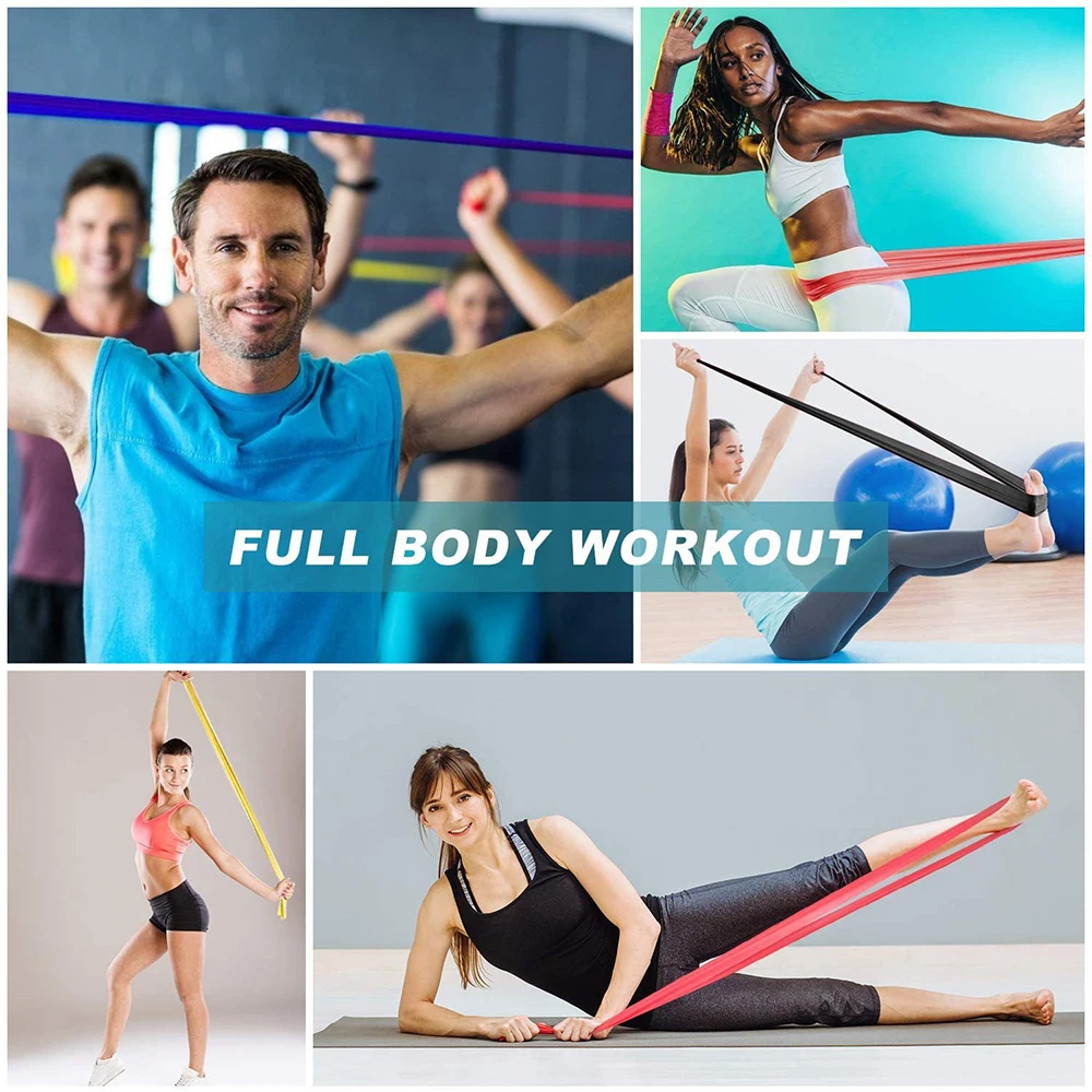 Faixa Elástica de Resistência para Yoga Pilates Látex Natural - Imagem 2
