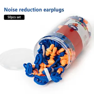protetor auricular silicone reutilizável cordão