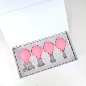 conjunto de ventosas silicone e vidro