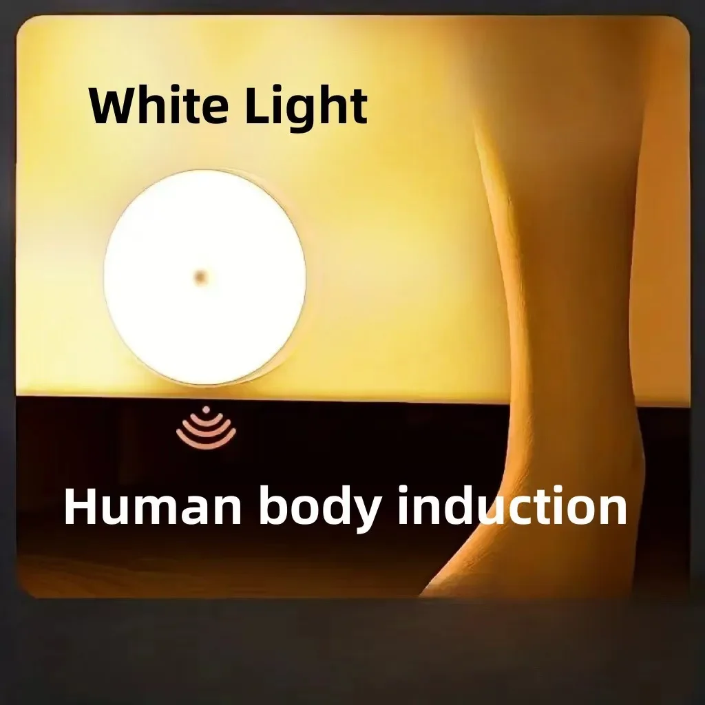 Luz Noturna Sensor Movimento Branco Quente/Frio Ajustável - Imagem 5