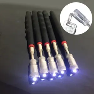 coletor magnético telescópico com led