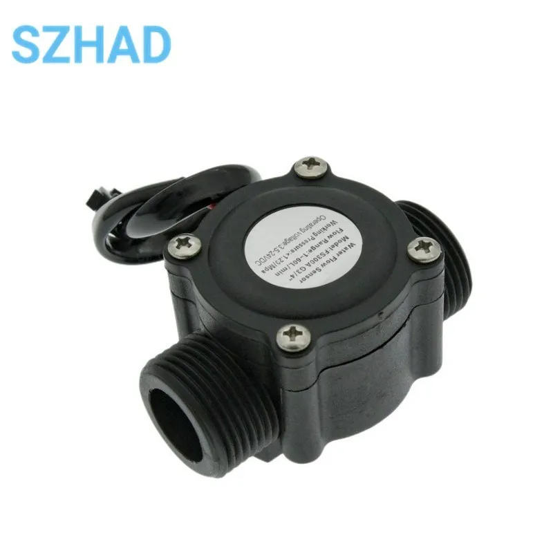 Medidor de Fluxo de Água FS300A 1-60L/min G3/4 DC 5-24V - Imagem 4