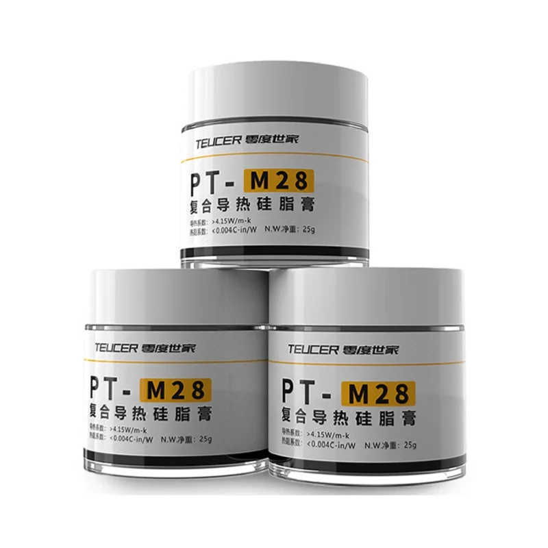 Teucer PT-M28 Graxa Térmica Condutiva para CPU CINZA - Imagem 5