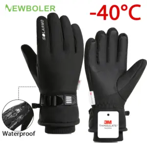 luva touchscreen impermeável inverno