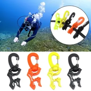 clipe suporte duplo mangueira mergulho bcd