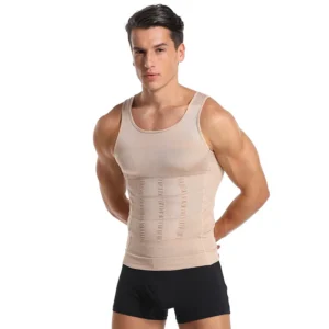shapewear masculino colete de compressão