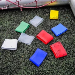 faixa de silicone para caneleira de futebol