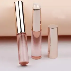 pincel labial de silicone com tampa