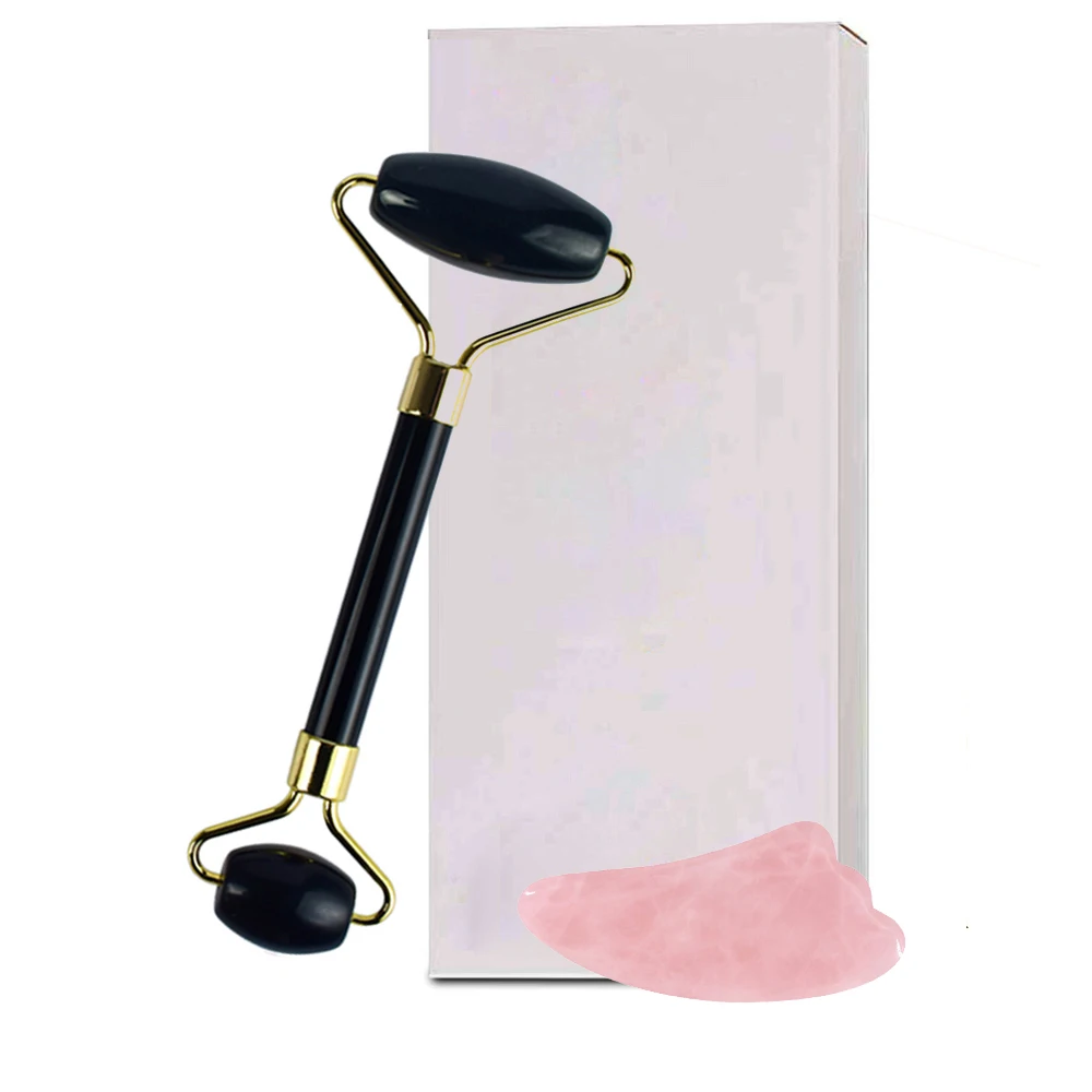 Conjunto Rolo de Jade e Gua Sha Coração Verde - Imagem 6