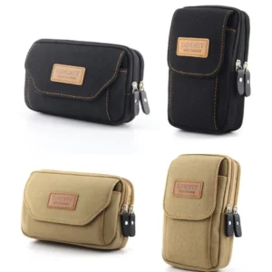 bolsa de cintura masculina macia