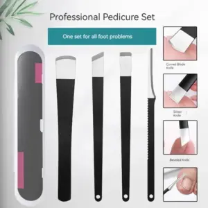 conjunto de pedicure 4 peças