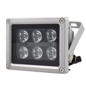 iluminador ir ângulo amplo 6 leds