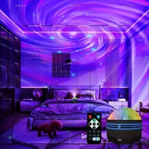 projetor de galáxia led céu estrelado