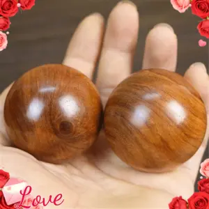 conjunto de bolas de madeira para massagem