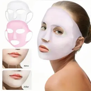 máscara facial de silicone reutilizável