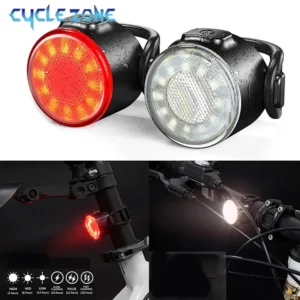 luz de segurança recarregável para bicicleta