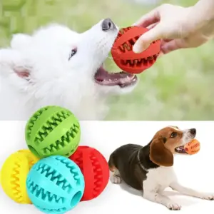 bola interativa de borracha para cães