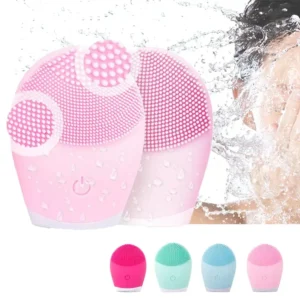 limpador facial elétrico de silicone