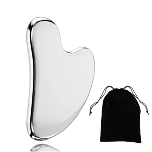 placa gua sha aço inoxidável