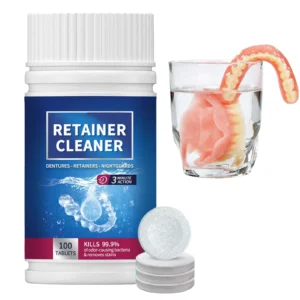 pastilhas de limpeza bucal para dentaduras