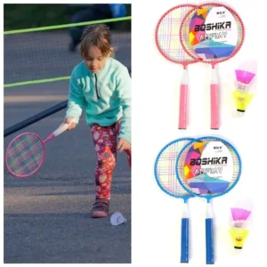 jogo de raquetes de badminton infantil