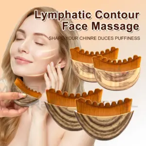 escova facial de contorno linfático