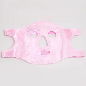 máscara de gel reutilizável quente fria