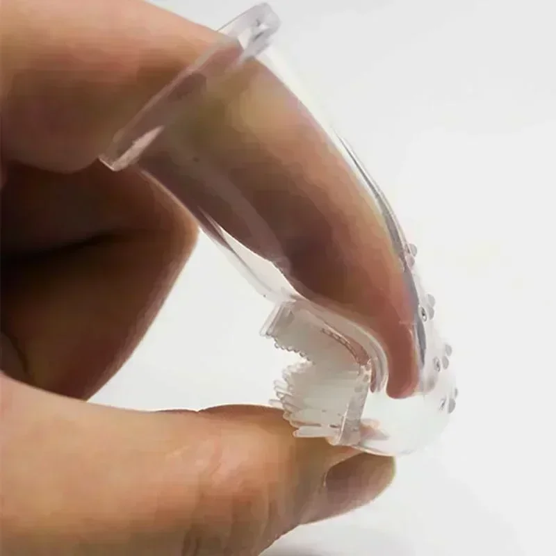 Escova de Dentes para Pets Dedo Silicone Universal 5 Peças - Imagem 5
