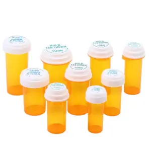 recipiente farmacêutico tampa dupla face